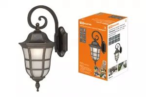 ЭЛМАКС - Светильник садово-парковый "Меридиан" 100 Вт, вниз, алюм., матовое/кофейный, Е27, TDM элмакс, электротехника, кабель, светотехника, elmax.pro