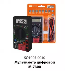ЭЛМАКС - Мультиметр цифровой серия "МастерЭлектрик" М-7300 (каб.тестер RJ-11,12,45) TDM элмакс, электротехника, кабель, светотехника, elmax.pro