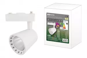 ЭЛМАКС - Светильник трековый однофазный LED TRL-01-015-WW 15 Вт, 24°, 3000 К, 80 Ra, белый, TDM элмакс, электротехника, кабель, светотехника, elmax.pro