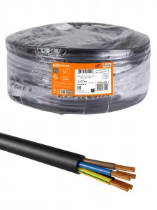Кабель КГТП-ХЛ 5х2,5-0,66 ГОСТ (100м) TDM