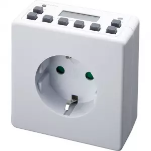 ЭЛМАКС - Розетка с таймером (недельная) 3500W/16A 230V, TM21 элмакс, электротехника, кабель, светотехника, elmax.pro