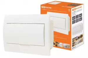 ЭЛМАКС - Бокс ЩРВ-П-12модулей (б) встраиваемый пластик IP40 TDM элмакс, электротехника, кабель, светотехника, elmax.pro