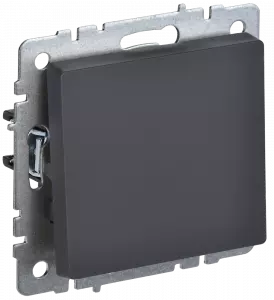 ЭЛМАКС - BRITE Выключ. 1-кл. самовозвратн. 10А ВС10-1-4-БрГ граф. IEK элмакс, электротехника, кабель, светотехника, elmax.pro