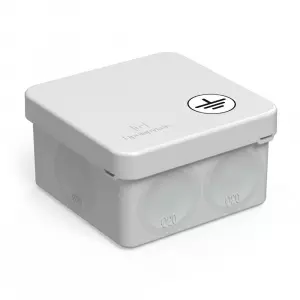 Коробка уравнивания потенциалов (КУП) 60-0200-У для прямого монтажа двухкомпонентная безгалогенная (