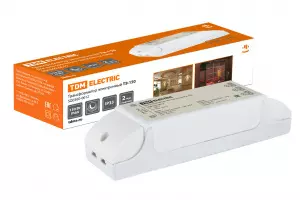 ЭЛМАКС - Трансформатор электронный ТЭ-150 220В/12В 50-150Вт TDM элмакс, электротехника, кабель, светотехника, elmax.pro