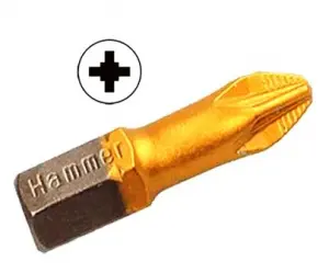 ЭЛМАКС - Бита HAMMER 203-126 PB PZ-3 25mm (1pc) TIN, 1шт. элмакс, электротехника, кабель, светотехника, elmax.pro