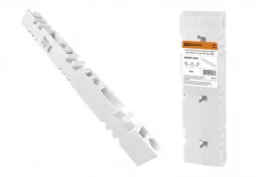 ЭЛМАКС - Изолятор шинный плоский ИШП для шин 5 и 10 мм 370 мм TDM элмакс, электротехника, кабель, светотехника, elmax.pro