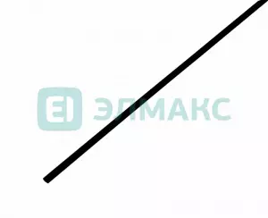 2. 5 / 1. 25 мм 1м термоусадка черная REXANT