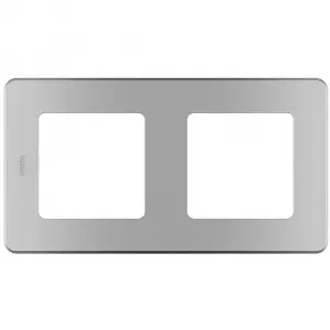 ЭЛМАКС - Рамка 2п Алюминий Inspiria Legrand элмакс, электротехника, кабель, светотехника, elmax.pro