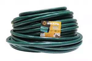 Шланг поливочный ПВХ, трехслойный армированный 3/4", 25м Вихрь
