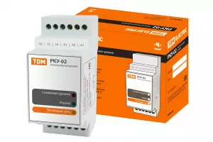 ЭЛМАКС - РКУ-02-1нас/1рез/2ур/3датч-230/400В-DIN (без датчиков) TDM элмакс, электротехника, кабель, светотехника, elmax.pro