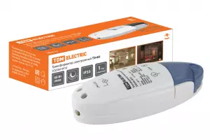 ЭЛМАКС - Трансформатор электронный ТЭ-60 220В/12В 20-60Вт TDM элмакс, электротехника, кабель, светотехника, elmax.pro