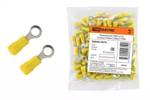 ЭЛМАКС - Наконечник НКИ 5,5-8 кольцо 4-6мм (100шт) TDM элмакс, электротехника, кабель, светотехника, elmax.pro