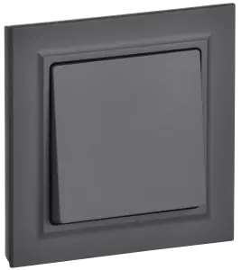 ЭЛМАКС - BRITE Выключ. 1-кл. 10А в сб. ВСР10-1-0-БрГ граф. IEK элмакс, электротехника, кабель, светотехника, elmax.pro