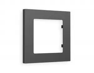 ЭЛМАКС - Рамка ALFA Techno (Графит Мягкое касание) 1-ая AF220801 элмакс, электротехника, кабель, светотехника, elmax.pro