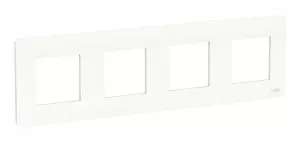 ЭЛМАКС - UNICA STUDIO рамка 4-постовая, белый элмакс, электротехника, кабель, светотехника, elmax.pro