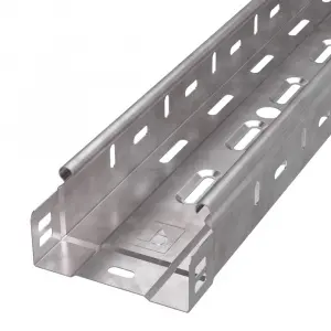 Лоток перфорированный Стандарт HDZ 100х50х3000 (0,7 мм) (24 м/уп) Промрукав