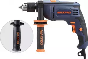 ЭЛМАКС - MAX-PRO Дрель Ударная 710Вт; 0-2800об/мин; Ключевой патрон 1,5-13мм; 1,7кг; Антивибрационная Ручка; элмакс, электротехника, кабель, светотехника, elmax.pro