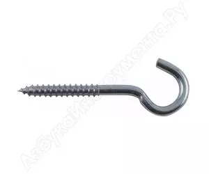 Шуруп-полукольцо оцинкованный 6 х 80 Шуруп-полукольцо оцинкованный 6 х 80