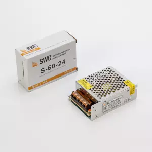 ЭЛМАКС - Блок питания сетка, 60 W, 24V, S-60-24 элмакс, электротехника, кабель, светотехника, elmax.pro