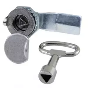 ЭЛМАКС - Замок 20-20/50 (трехгранный ключ) с крышкой под опломбировку TDM элмакс, электротехника, кабель, светотехника, elmax.pro