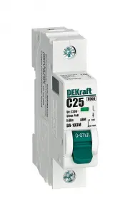 Авт. выкл. без теплозащиты 1P 25А х-ка C 6кА ВА-103M Авт. выкл. без теплозащиты 1P 25А х-ка C 6кА ВА-103M