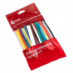 ЭЛМАКС - ТУТ набор Разного диаметра (3/1,5; 4/2; 5/2,5; 6/3; 8/4): 6 цветов по 5шт 100мм.EKF элмакс, электротехника, кабель, светотехника, elmax.pro