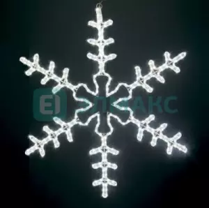 Фигура световая "Большая Снежинка" цвет белый, размер 95*95 см NEON-NIGHT