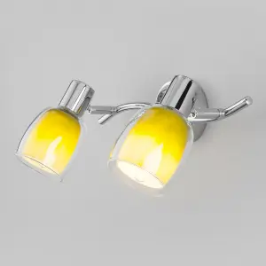 ЭЛМАКС - Настенный светильник с поворотными плафонами 20119/2 зеленый элмакс, электротехника, кабель, светотехника, elmax.pro