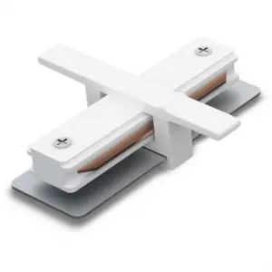 ЭЛМАКС - Коннектор прямой для встраиваемого шинопровода, белый, LD1004 элмакс, электротехника, кабель, светотехника, elmax.pro