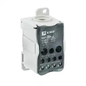 ЭЛМАКС - Блок распред (КРОСС) крепеж на панель и DIN КБР-250 A EKF элмакс, электротехника, кабель, светотехника, elmax.pro