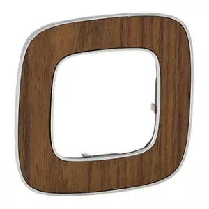 ЭЛМАКС - Valena ALLURE.Рамка "Орех".1-постовая универсальная элмакс, электротехника, кабель, светотехника, elmax.pro