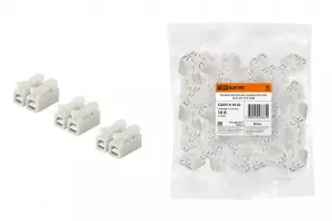 ЭЛМАКС - Клемма пружинная соединительная КСП-2P, 10 A TDM элмакс, электротехника, кабель, светотехника, elmax.pro