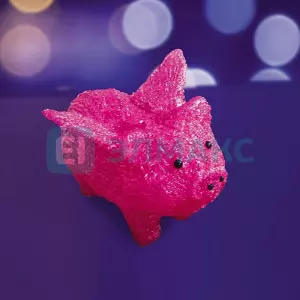 ЭЛМАКС - Акриловая светодиодная фигура "Поросенок с крылышками" 34х16х24 см, 112 светодиодов, IP44 понижающий элмакс, электротехника, кабель, светотехника, elmax.pro