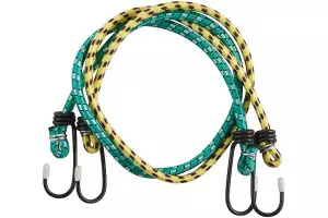 Ремни багажные резиновые, стальные крючки, 2 шт., 7х800 мм