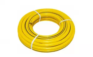 Поливочный армированный 3-слойный шланг USP желтый, 1"x25 м
