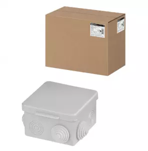 ЭЛМАКС - Распаячная коробка ОП для прямого монтажа 80х80х50 мм, крышка, IP54, 7 вх. TDM элмакс, электротехника, кабель, светотехника, elmax.pro