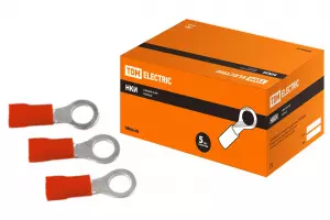 ЭЛМАКС - Наконечник НКИ 1,25-4 кольцо 0,5-1,5мм (100шт) TDM элмакс, электротехника, кабель, светотехника, elmax.pro