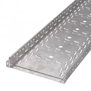 Лоток перфорированный Стандарт HDZ 400х50х3000 (1,0 мм) (6 м/уп) Промрукав