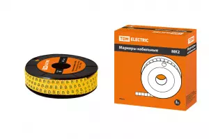 ЭЛМАКС - Маркер МК2 - 4мм символ "В" 500шт/ролл TDM элмакс, электротехника, кабель, светотехника, elmax.pro