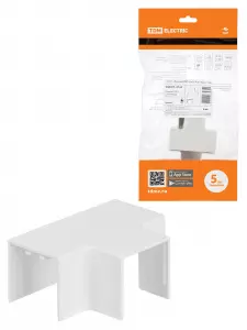 ЭЛМАКС - Угол Т-образный КМТ 25х25 (4 шт./комп.) TDM элмакс, электротехника, кабель, светотехника, elmax.pro