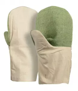 Рукавицы х/б с брезентовым наладонником (миткаль) Рукавицы х/б с брезентовым наладонником (миткаль)