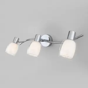 ЭЛМАКС - Настенный светильник со стеклянными плафонами 20119/3 белый элмакс, электротехника, кабель, светотехника, elmax.pro