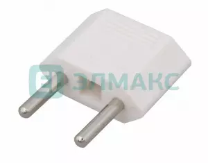 Сетевой переходник плоский "Тефаль" белый REXANT