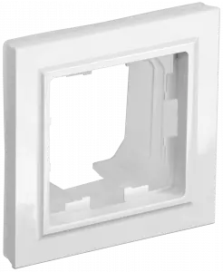 ЭЛМАКС - BRITE Рамка 1-мест. IP44 РУ-1-БрБ-44 бел. IEK элмакс, электротехника, кабель, светотехника, elmax.pro