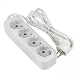 ЭЛМАКС - Удл. "Эксперт" 4 гн. 3 м 16А/3,5кВт з/к ПВС 3х1 элмакс, электротехника, кабель, светотехника, elmax.pro