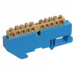 ЭЛМАКС - Шина нулевая на DIN-изол. ШНИ-6х9-10-Д-С IEK YNN10-69-10D-K07 элмакс, электротехника, кабель, светотехника, elmax.pro