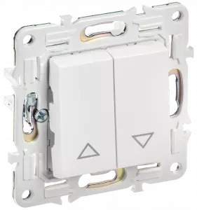 ЭЛМАКС - SKANDY Выключ. жалюзи 10А SK-V12W арк. бел. IEK элмакс, электротехника, кабель, светотехника, elmax.pro