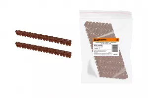 ЭЛМАКС - Маркер наборный - символ "1" коричневый 1,5 мм2 (15 шт.) TDM элмакс, электротехника, кабель, светотехника, elmax.pro