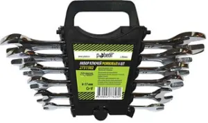 ЭЛМАКС - Набор ключей рожковых,Cr-V,зерк.полир.6 шт,6-17мм элмакс, электротехника, кабель, светотехника, elmax.pro